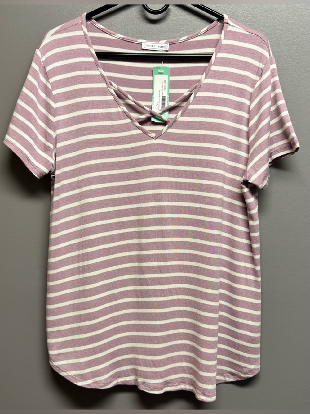 Emory Park Dulce Cross Front Knit Top -  XXL